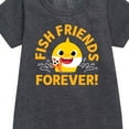 thumbnail image 2 of Baby Shark - Fish Friends Forever Graphic Short Sleeve Fleece Dress, 2 of 5