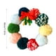 thumbnail image 3 of Puntoco Bolas de lana navideñas Bolas de colores Guirnalda Decoraciones navideñas Colgantes para puertas, ventanas y escaleras, 3 of 6