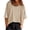 Khaki, variant on Oversized T-Shirts Womens Cropped Casual Short Sleeve Loose Fit Tee Tops