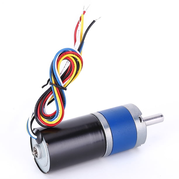 Motor de CC sin escobillas, piezas mecánicas, engranaje de metal, 36 mm, alta torsión, bajo nivel de ruido, resistente al desgaste, 12 V (120 RPM)
