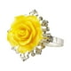 thumbnail image 2 of BRIGHTFUFU 10pcs Rose Style Servilleteros Servilleteros Boda Banquete Cena Decoración (Amarillo), 2 of 5