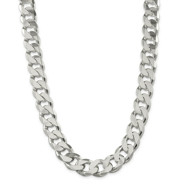 925 Sterling Silver 16.25mm Curb Chain 20 Inch - Walmart.ca