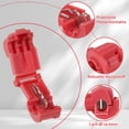 thumbnail image 2 of Scienceny Abrazaderas de conexión resistentes a altas temperaturas, 10 piezas, para abrazaderas industriales para robótica, sin huecos Herramientas eléctricas, 2 of 6