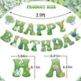 thumbnail image 2 of Succulent Birthday Banner, Pre-strung Succulent Plants Birthday Banner, Spring Birthday Party Decor, Green Plant Birthday Decor, Succulent Birhday Party Decorations, 2 of 7