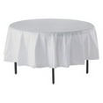 thumbnail image 2 of Genuine Joe, GJO10330, Plastic Round Tablecovers, 6 / Pack, White, 2 of 4