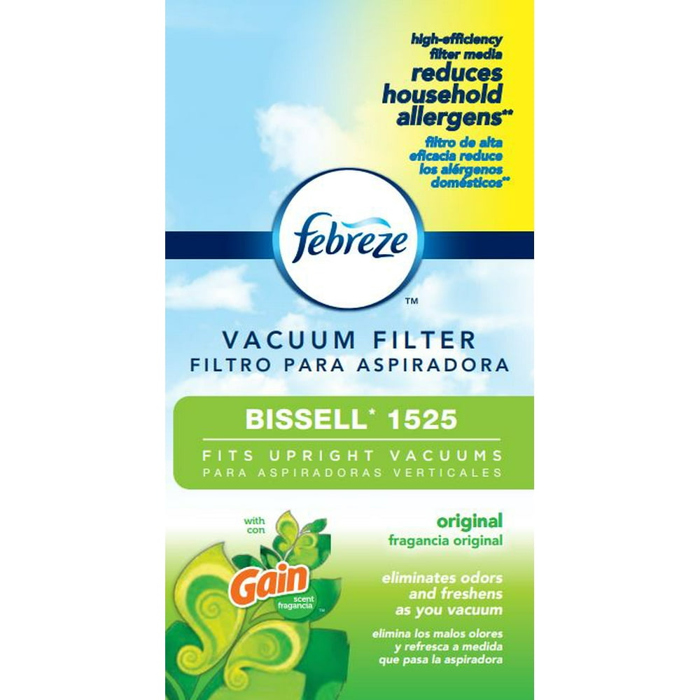 Febreze with Gain Scent BISSELL Style 1525 Replacement Vacuum Filter, 1