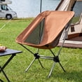 thumbnail image 4 of LAUSAINT HOME Ultralight Folding Camping Moon Chair, Heavy Duty 280 Lbs Portable Backpacking Chair, Padded Lightweight Outdoor Lawn Beach Chair with Carry Bag for Adult Camping Hiking Travel, Beige, 4 of 11
