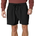 thumbnail image 3 of Men's Shorts Men's Hiking Cargo Shorts Outdoor Casual Work Flat Front Shorts Quick Dry Loose-Fit Athletic Shorts Activewear Workout Shorts for Men, 3 of 7