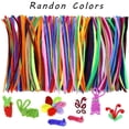 thumbnail image 5 of 400 Piezas Limpiadores de Pipas de Colores Aleatorios Tallo de Chenilla 6 mm x 12 Pulgadas para Decoraciones de Manualidades de Bricolaje, 5 of 5