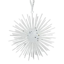 Christmas Ornaments,Christmas Explosion Star Pendant,Crystal Star Clear Crystal,Christmas Acrylic Pendants Sparkling Champagne Star,Christmas Tree Ornaments Crystals Home Hanging Decor(White)