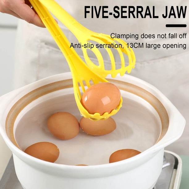 Batidor de Huevos Multiusos para Cocina, con Pinza para Alimentos, Fácil de Usar