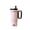 pink, variant on Premium 24 oz Insulated Tumbler with Handle and Straw, 18/8 Stainless Steel Travel Coffee Mug with Tea Infuser & Dust Cover, 2-in-1 Lid Cup Holder Friendly Thermal Flask for Hot & Cold Drinks