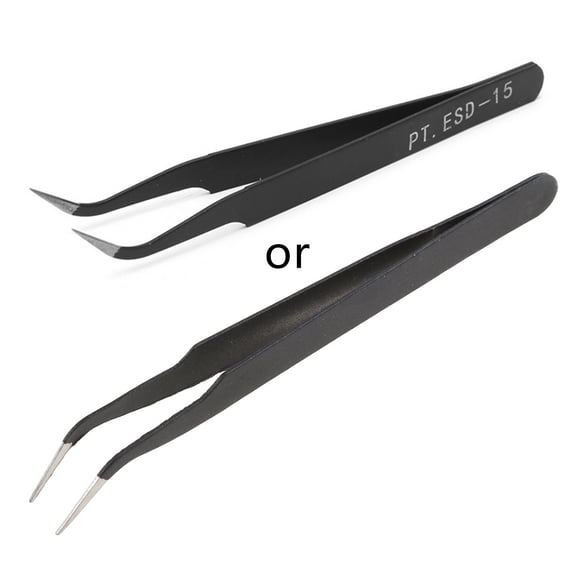Practical Tweezers Anti-rust Stainless Steel Pointed Tweezers for Craft Arts Soldering DIY Jewelry Making Picking Tool
