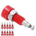 thumbnail image 1 of Poste De Encuadernación, Conector Tipo Banana, 10 Piezas Mini Poste De Encuadernación Conector Hembra Tipo Banana De 2 Mm Panel Adaptador De Conector De Instrumento Electrónico, 1 of 7