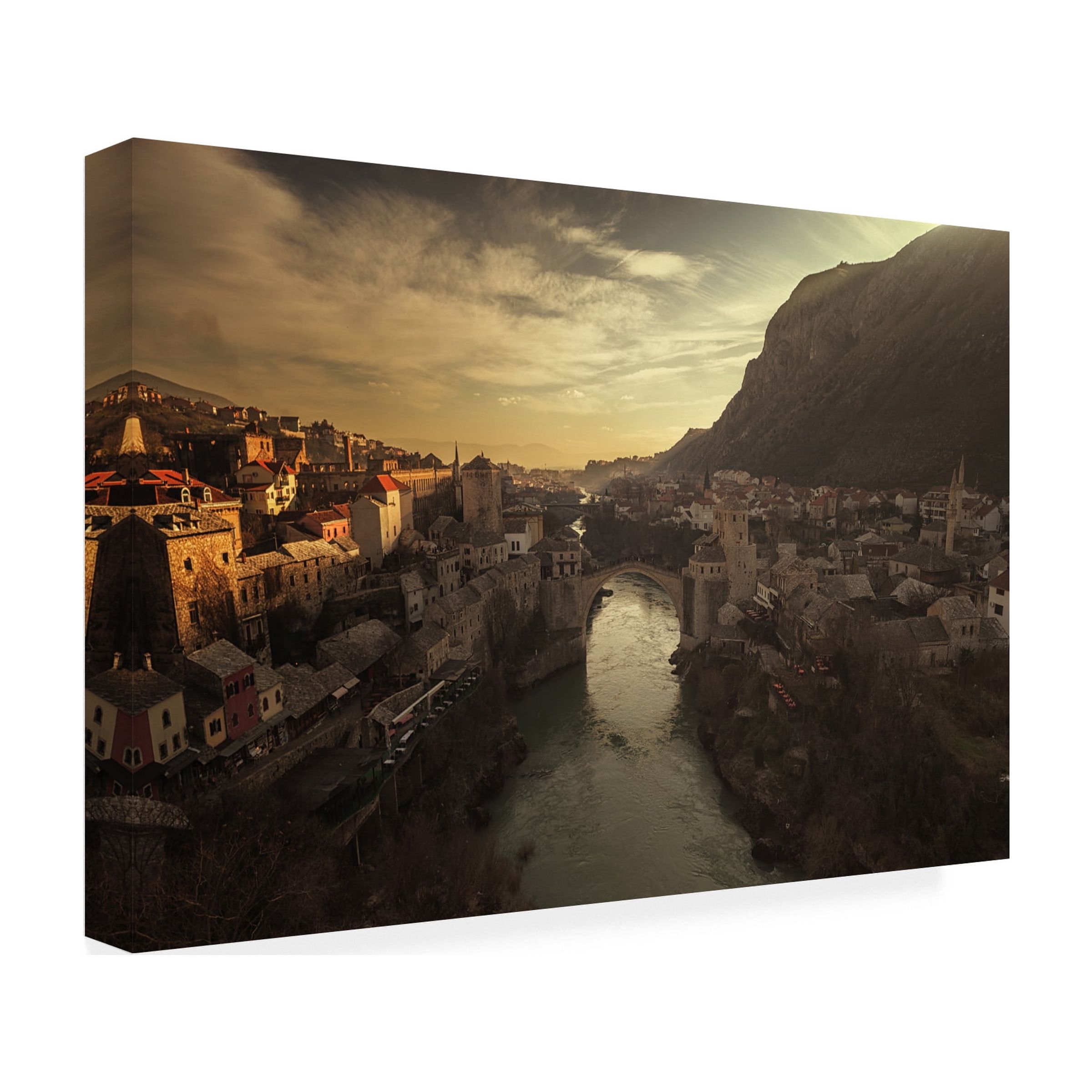 Bez Dan 'Mostar' Canvas Art