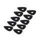 thumbnail image 3 of GOOHOCHY 10 piezas de lana hueco guitarra selecciones para guitarra bajo ukulele mandolina Banjo (negro), 3 of 7