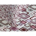 thumbnail image 4 of Ambesonne Geometric Quilted Bedspread Set 3 Pcs, Abstract Square Shape, Queen Size, Brown Purple Grey, 4 of 5