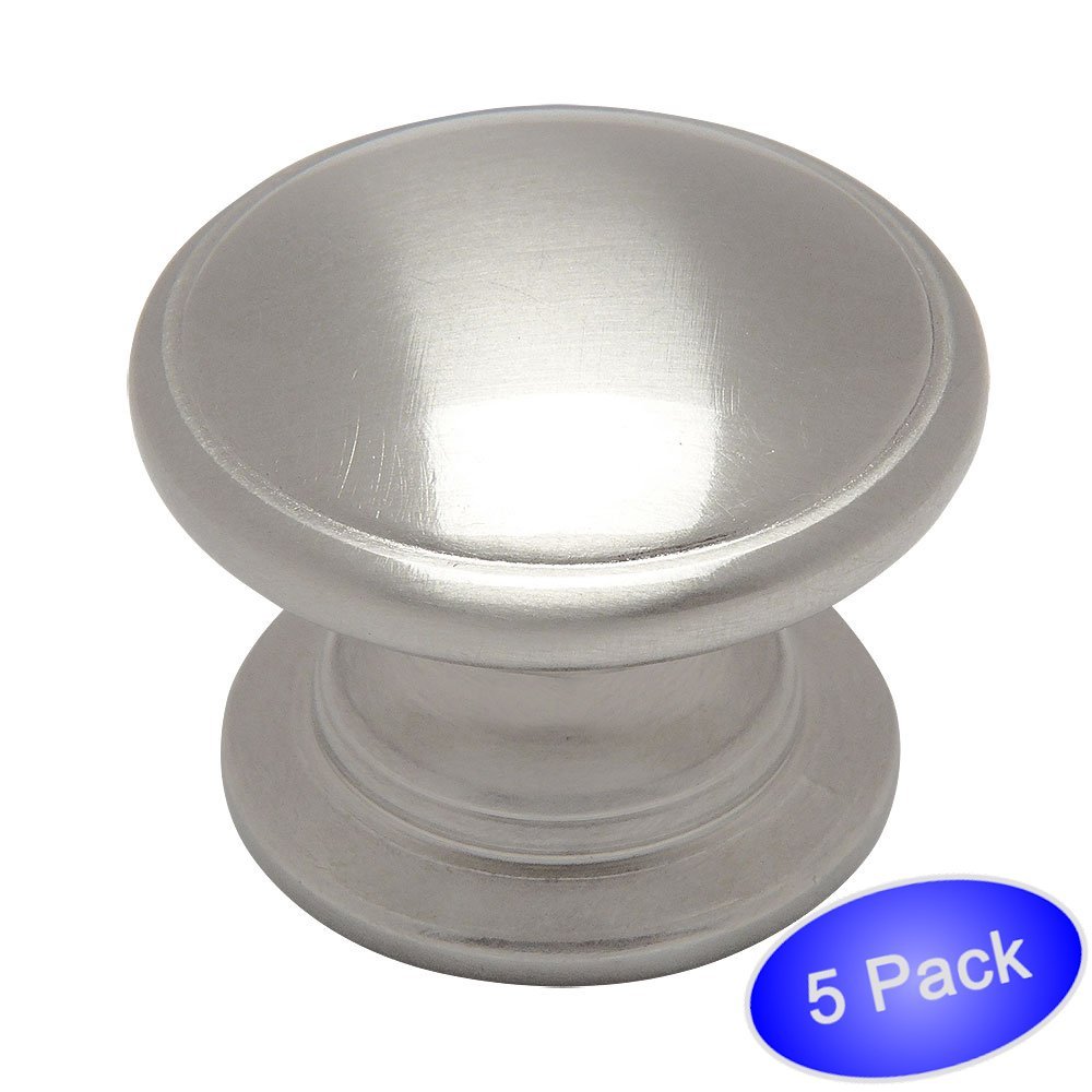 Cosmas 4702SN Satin Nickel Hardware Round Knob 11/4