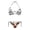 Cow Print, variant on Plus Size Pink Camouflage Print Ladies Bikini Set Quick Drying Two Piece Swimwear Women's Halter Tie Side Bathing Suit for Beach