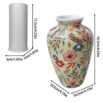 HengDidi 3D DIY Puzzle Flower Vase with Water Chamber for Fresh Arrangements – Creative Living Room Decor Easy Assembly Decorative Centerpiece