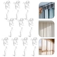 thumbnail image 2 of Miangastore 10pcs Valance Clips Clear Window Blinds Repair Clips Plastic Valance Retainer Clips, 2 of 8