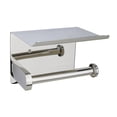 thumbnail image 1 of Soporte de almacenamiento de toallas de acero inoxidable organizador de papel Ehuebsd higiénico antióxido soporte de teléfono para baño colgador de puerta de cocina, 1 of 8