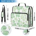 thumbnail image 2 of FORMRS Zipper Binder with Shoulder Strap 2-inch Ring 500 Sheet Capacity File Bag, Green Floral, 2 of 5
