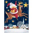 thumbnail image 2 of Cuadros Decorativos Kits de pintura de diamante DIY de Papá Noel 5D decoración de pared de diamantes de imitación de taladro redondo completo Ehuebsd embutido en tela, 2 of 8