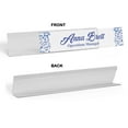 thumbnail image 2 of Printtoo Personalized Desk Name Plate Pretty Floral & Leaves Custom Acrylic Office Desk Name Plate Accessory 2x10 Inches, 2 of 5