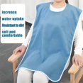 thumbnail image 3 of JLFNYA Adult Bibs, Adult Bibs for Women, Adult Bibs for Men, Adult Bibs for Seniors, Bibs for Seniors, Waterproof and Stain Resistants Feeding Bib with Adjustable Straps and Pockets for Elderly, 3 of 8