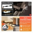 thumbnail image 6 of 2pair x Stainless Steel Stove Cover-Silver, 6 of 8