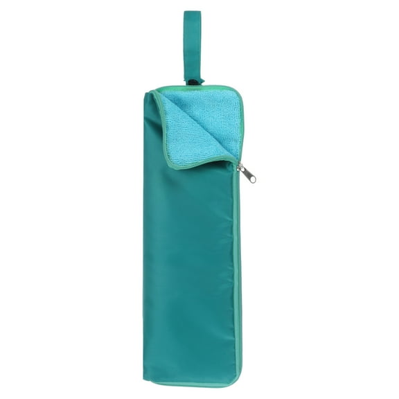Umbrellas Bag Carry Bag 4.9"x15" Portable Reversible Wet Umbrella Sleeve Folding Cover Waterproof Pouch Case Blue Green