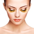 thumbnail image 4 of Lash Clusters,Clearance,Color Fluoremist False Eyelashes Natural Nude Makeup Stage Makeup Glitter Sequins Drill Thick Exaggerated Eyelashes, 4 of 6