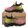 thumbnail image 1 of Zapatos transpirables y cómodos para caminar, equipo médico, zapatillas de enfermería con suela suave degradada, con cordones, antideslizantes, planos para correr, 1 of 6