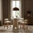 thumbnail image 2 of Meridian Furniture Butterfly 36" White Solid Wood And Cane Bar Height Table, 2 of 9