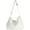 White, variant on CoCopeaunt Fashion Canvas Shoulder Bag for Women Men Teen Retro Large Hobo Crossbody Bag Satchel