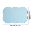 thumbnail image 3 of Leodye 1PCS Rectangular Silicone Pet Feeding Mat, Anti-spill Anti-slip Slow Feeder Placemat fors s, Easy to Wipe Clean -17.32x10.63x0.39in, 3 of 6