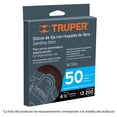 thumbnail image 2 of Discos de lija 4-1/2' con respaldo de fibra grano 120 Truper 100128 5 piezas, 2 of 2