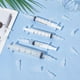 thumbnail image 5 of 100 adaptadores de punta de jeringa blancos, dispensador de plástico para transferencia de jeringas., 5 of 6