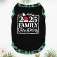 thumbnail image 5 of Family Christmas Plaid Pajamas Black And Green, 2025 Family Christmas Pajamas With Plus Size, NB - Men 6XL, 5 of 7