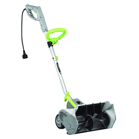 Earthwise 12 AMP Electric Snow Thrower Power Shovel with Wheels Snow Blower