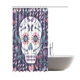 thumbnail image 2 of MKHERT Sugar Skull Shower Curtain Waterproof Bath Curtain Decor 66x72 inch, 2 of 2