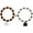 U bead-1, variant on 2Pcs Love Heart Couple Matching Bracelet Set Adjustable Braide Rope Halloween Mummy Ghost Pumpkin Hat Wizard Bracelet for Women Men Lover Friend Friendship Jewelry