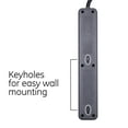 thumbnail image 4 of GENERAL ELECTRIC Pro 6-Outlet Power Strip Surge Protector, 4ft. Cord, Black - 37051, 4 of 8