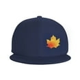 thumbnail image 2 of ZICANCN Cartoon Autumn Leaves Baseball Caps, Trucker Hats for Men And Women, Adjustable Breathable Flat Caps, Navy Blue, 2 of 8