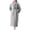 J-185 Gray, variant on White Flannel for Juniors Winter Fall Long Sleeve Warm Plain Bath Robe Robes Women 2026 Clothes Trendy L
