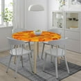 thumbnail image 3 of Round Table Cloth Fall Maple Leaf Tablecloth Elastic Edge Fitted Autumn Leaves Table Cover Fits Tables Up to 40"-44" Diameter, 3 of 6