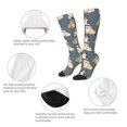 thumbnail image 2 of Bixox Cartoon Bulldog 1 Patterned Men's and Women's Knee Socks High Socks Outdoor Sports Socks, 2 of 5