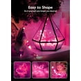 thumbnail image 5 of USB Plug In Fairy Lights, 33ft 100 LED Micro Copper Wire Fairy String Lights for Indoor Bedroom, Christmas, Parties, Wedding, Centerpiece, Decoration,Pink, 5 of 7