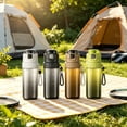 thumbnail image 4 of Hyknon Insulated Water Bottle with Cooling Spray, 2-in-1 Mist & Sip 750ML Sport Water Bottle BPA-Free, Portable Leak-Proof Drinking Bottle, Summer Outdoor Reusable Sport Bottle for Camp Travel, Pink, 4 of 7
